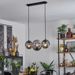 Suspension Orieux Fumé, 3 lumières