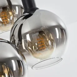 Suspension Pascal Noir, 5 lumières