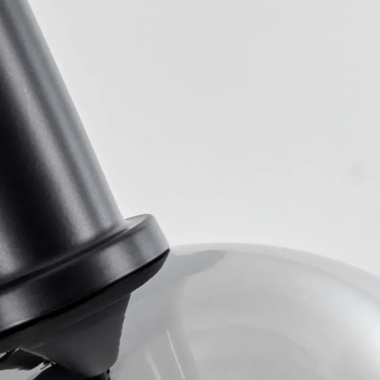 Suspension Pascal Noir, 5 lumières