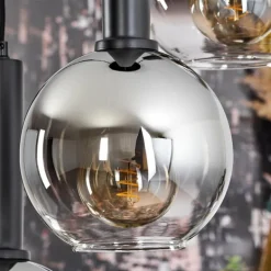 Suspension Pascal Noir, 3 lumières