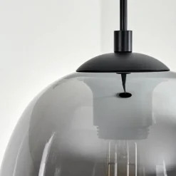 Suspension Putre Noir, 1 lumière