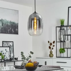 Suspension Putre Noir, 1 lumière