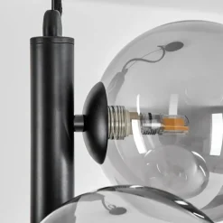 Suspension Remaisnil Noir, 5 lumières