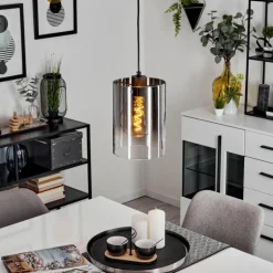 Suspension Sarniguet Noir, 1 lumière