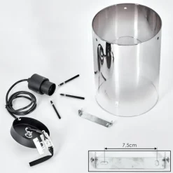 Suspension Sarniguet Noir, 1 lumière