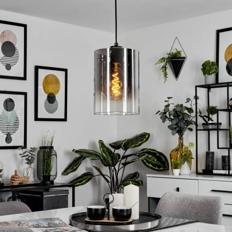 Suspension Sarniguet Noir, 1 lumière