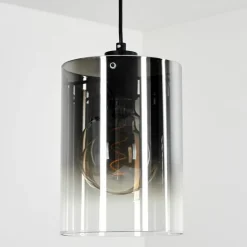 Suspension Sarniguet Noir, 1 lumière