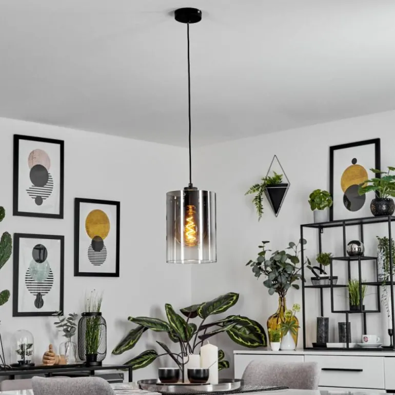 Suspension Sarniguet Noir, 1 lumière