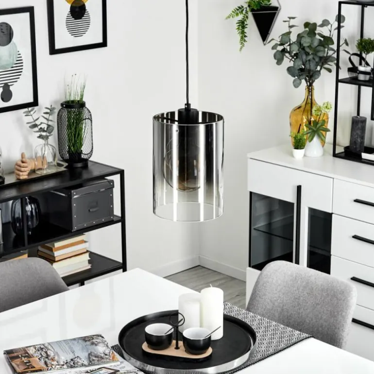 Suspension Sarniguet Noir, 1 lumière