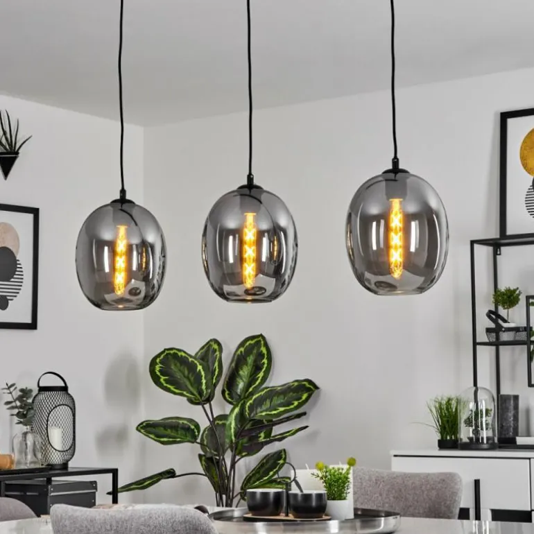 Suspension Sarniguet Noir, 1 lumière