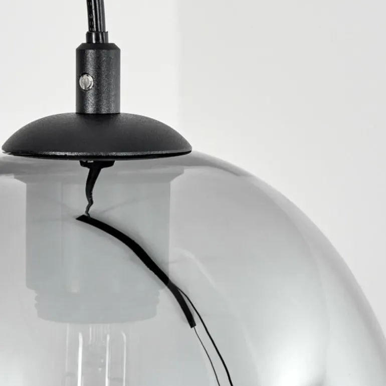 Suspension Sarniguet Noir, 1 lumière