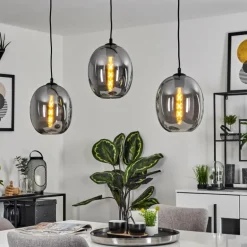 Suspension Sarniguet Noir, 1 lumière