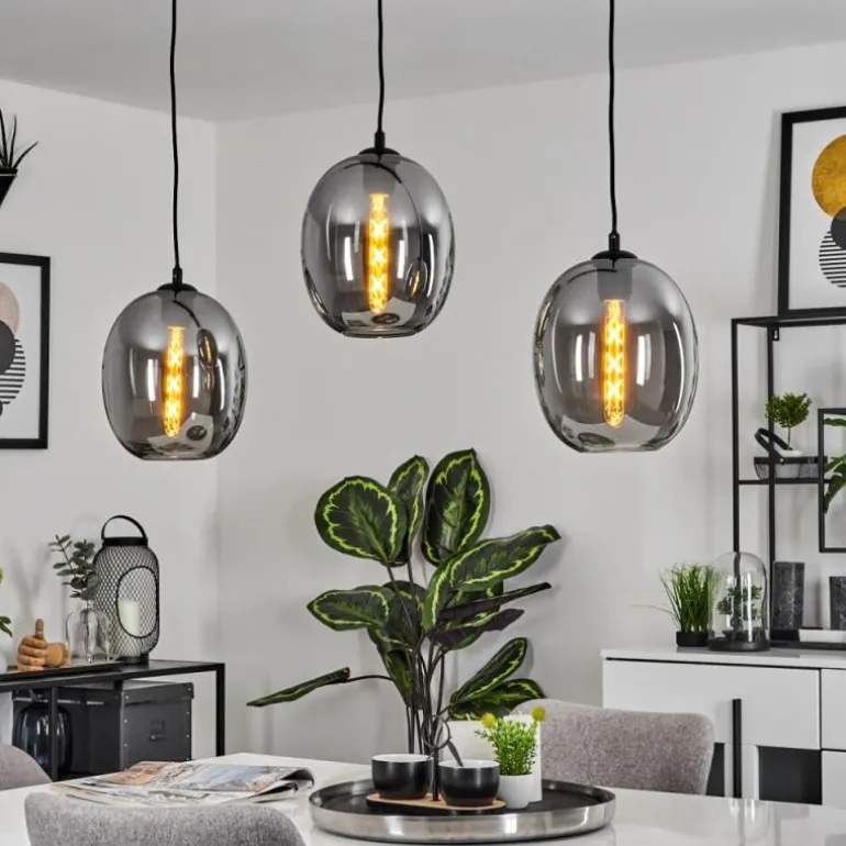 Suspension Sarniguet Noir, 1 lumière