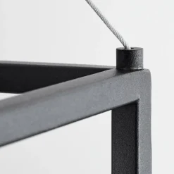 Suspension Sarniguet Noir, 4 lumières