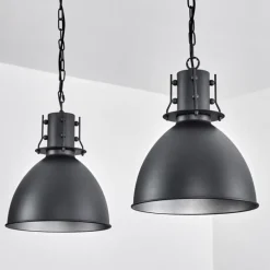 Suspension Tallaa Noir, 2 lumières