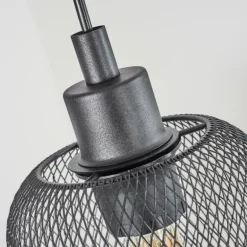 Suspension Tambo Noir, 3 lumières