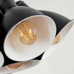 Suspension Timola Noir, 7 lumières