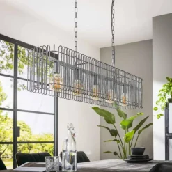 Suspension Trax Anthracite, 5 lumières