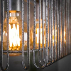 Suspension Trax Anthracite, 5 lumières