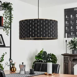 Suspension Ubac Noir, 1 lumière