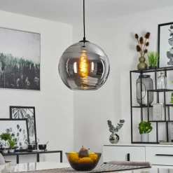 Suspension Veikkaala Noir, 1 lumière