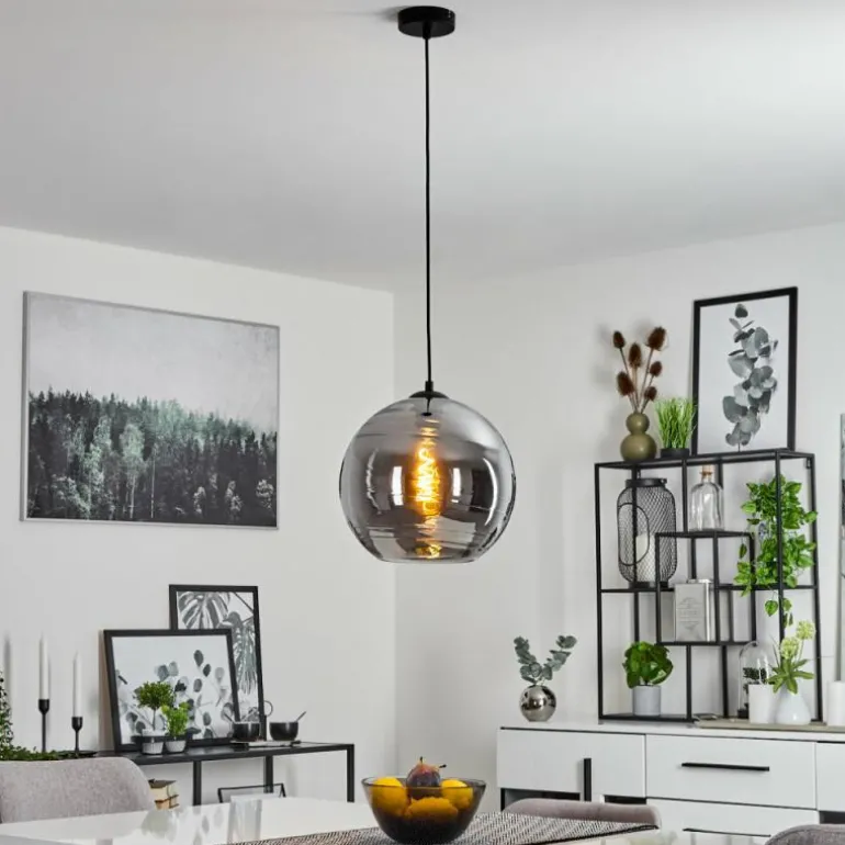 Suspension Veikkaala Noir, 1 lumière