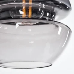 Suspension Ventosa Fumé, Noir, 5 lumières