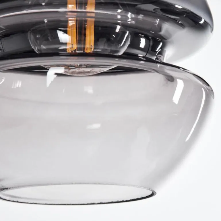 Suspension Ventosa Fumé, Noir, 5 lumières