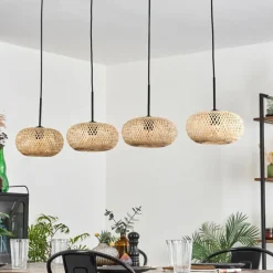 Suspension - Verre 25 cm Ripoll Écru, 4 lumières