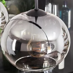 Suspension - Verre Apedo Clair, Fumé, 3 lumières