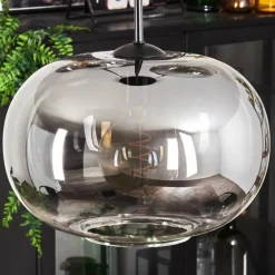 Suspension - Verre Apedo Clair, Fumé, 3 lumières