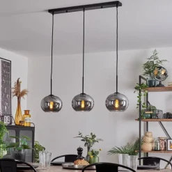 Suspension - Verre Apedo Fumé, 3 lumières