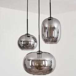 Suspension - Verre Apedo Fumé, 3 lumières