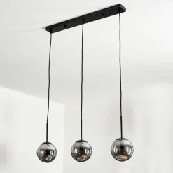 Suspension - Verre Gastor Fumé, 3 lumières