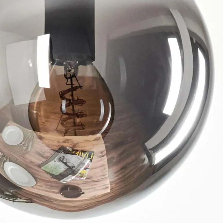 Suspension - Verre Gastor Fumé, 3 lumières