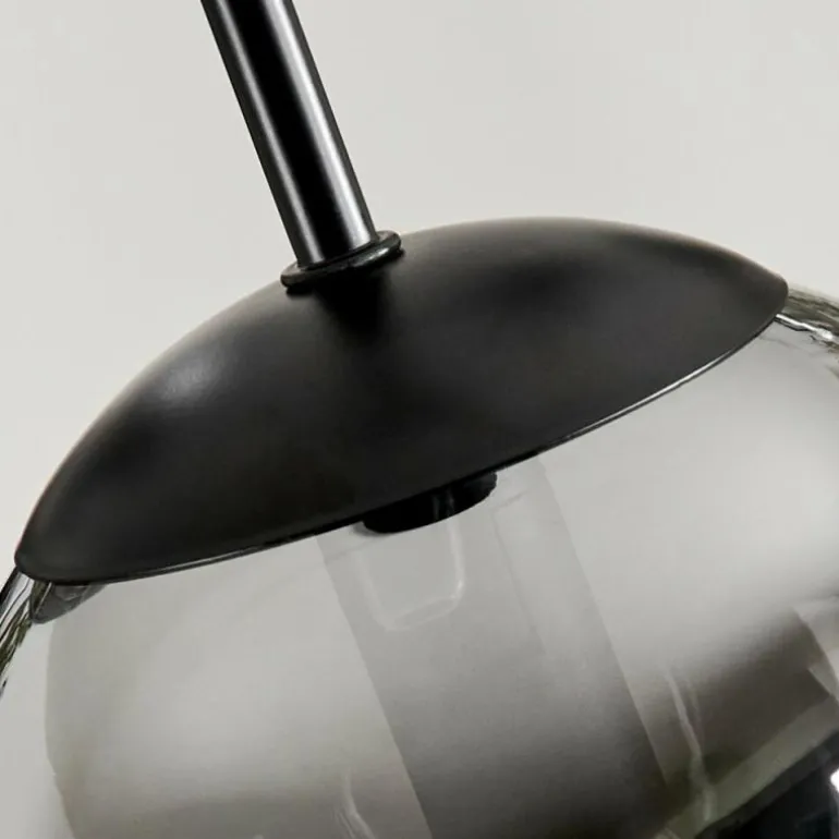 Suspension - Verre Gastor Fumé, 3 lumières