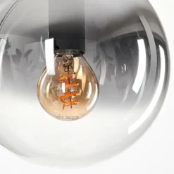 Suspension - Verre Gastor Clair, Fumé, 3 lumières