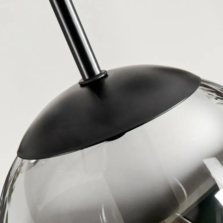 Suspension - Verre Gastor Clair, Fumé, 3 lumières