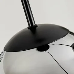 Suspension - Verre Gastor Chrome, Fumé, 3 lumières