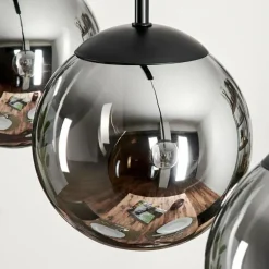 Suspension - Verre Gastor Fumé, 5 lumières