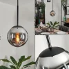 Suspension - Verre Gastor Fumé, 1 lumière