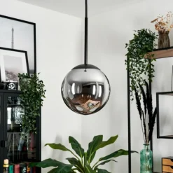 Suspension - Verre Gastor Fumé, 1 lumière