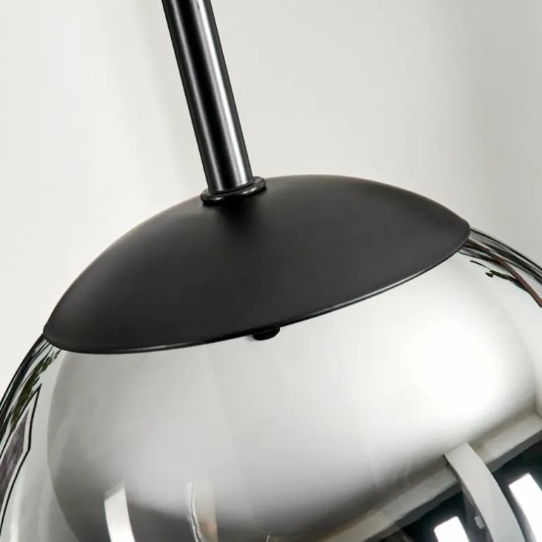 Suspension - Verre Gastor Fumé, 1 lumière