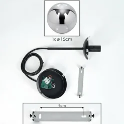 Suspension - Verre Gastor Fumé, 1 lumière