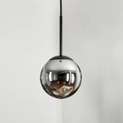 Suspension - Verre Gastor Fumé, 1 lumière