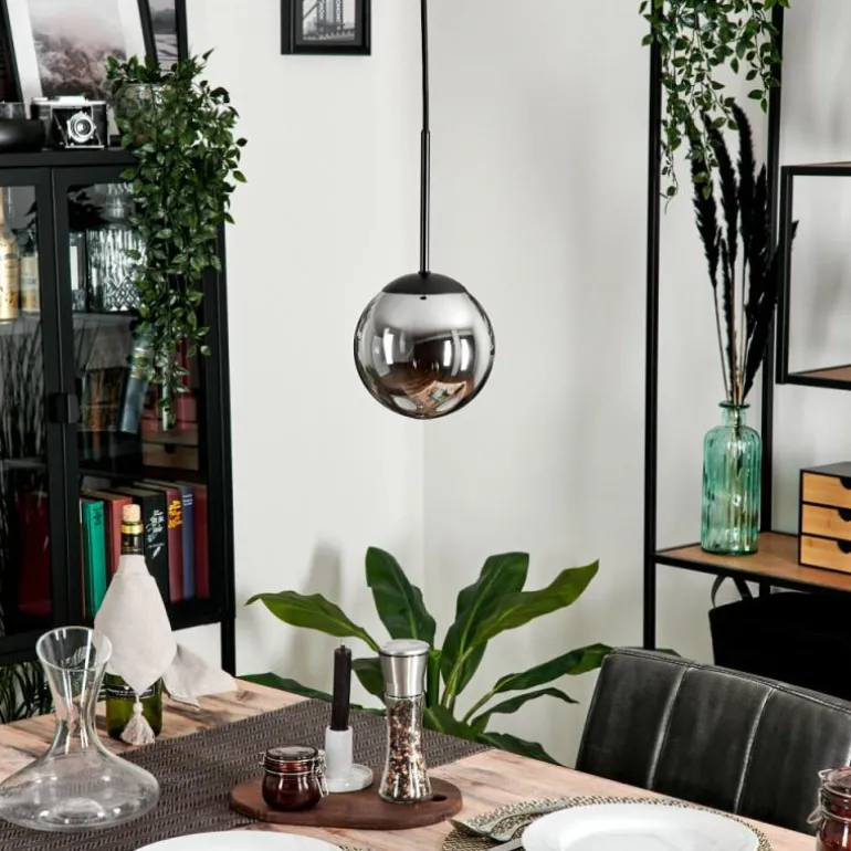 Suspension - Verre Gastor Fumé, 1 lumière