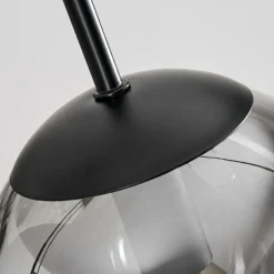 Suspension - Verre Gastor Chrome, Clair, Fumé, 4 lumières