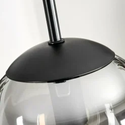 Suspension - Verre Gastor Clair, Fumé, 1 lumière