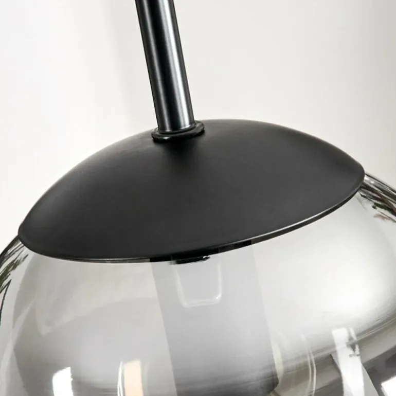 Suspension - Verre Gastor Clair, Fumé, 1 lumière