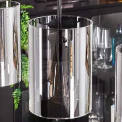 Suspension - Verre Parane Fumé, 3 lumières